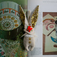 Load image into Gallery viewer, Mini Bowie Bunny, Cotton-filled Ornament