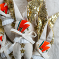 Load image into Gallery viewer, Mini Bowie Bunny, Cotton-filled Ornament
