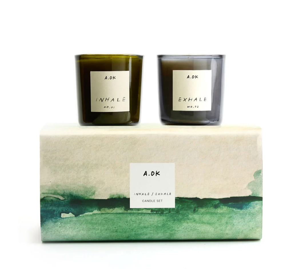 A.OK Inhale / Exhale Candle Set