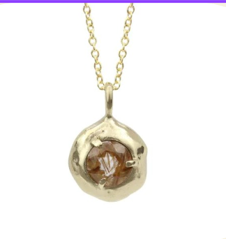 Keeper Necklace with Citrine Stone