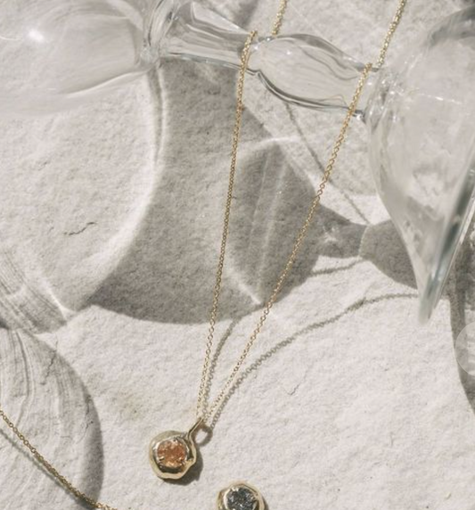 Keeper Necklace with Citrine Stone