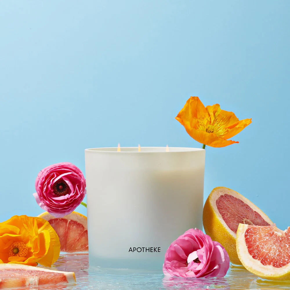 3 Wick Sea Salt Grapefruit Candle