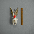 Load image into Gallery viewer, Mini Bowie Bunny, Cotton-filled Ornament
